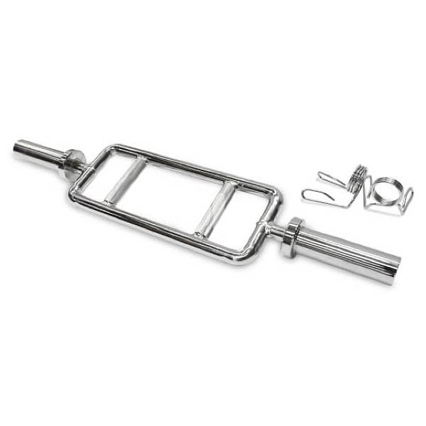 Olympic curl bar with collars 0
