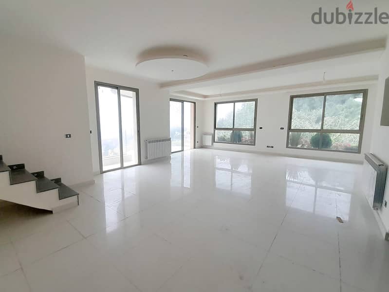 280 SQM Duplex in Bikfaya, Metn with Mountain View 0