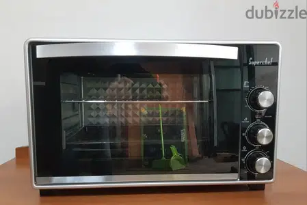SuperChef Electric Oven - 45L - 2000W, Dimensions 55 X 35 X 35 CM