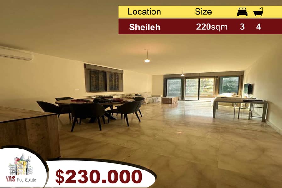 Sheileh 220m2 | Luxurious | Prime Location | Generous Dimensions | 0