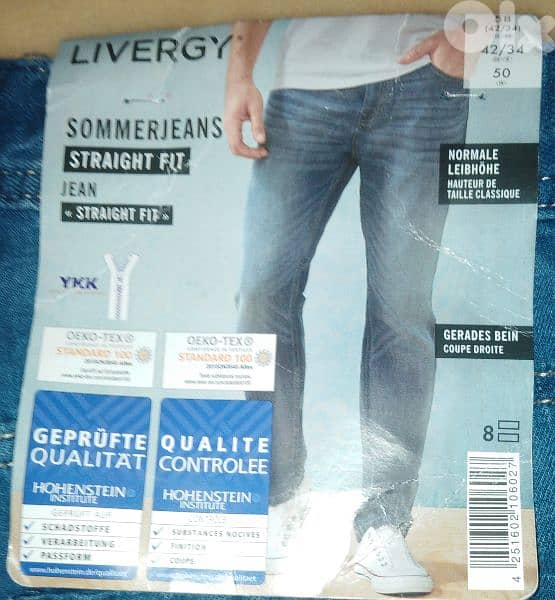 LIVERGY GERMAN JEANS SIZE 38 2