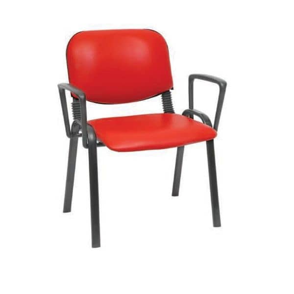 comfort w-2 leather visitor chair 0