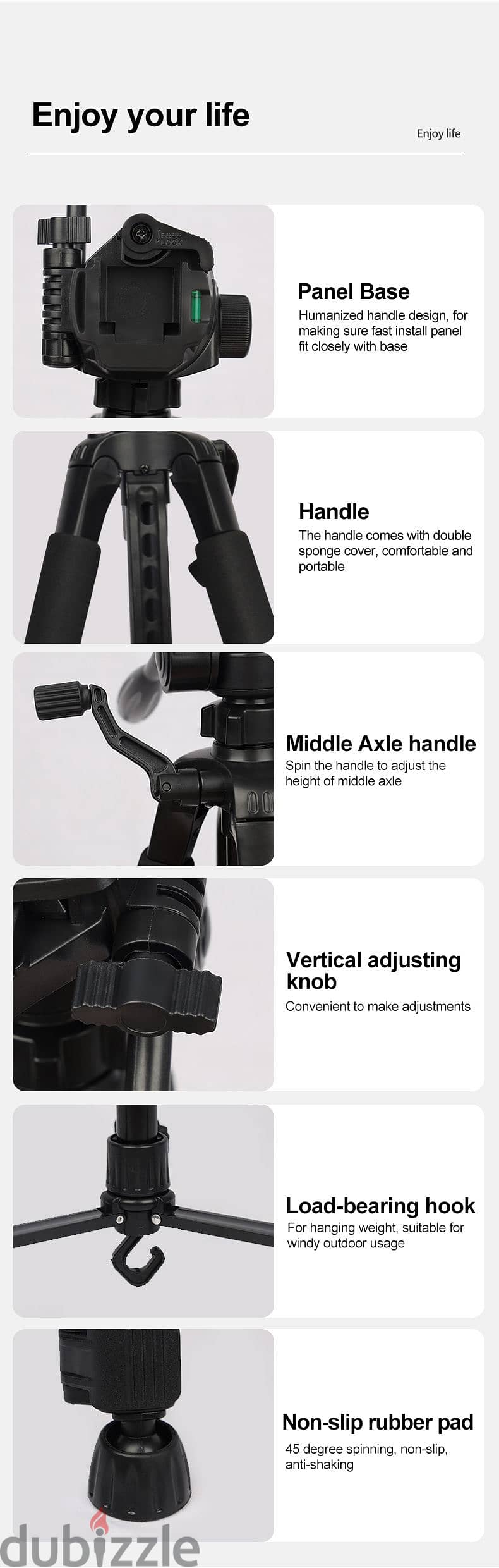 168cm Bluetooth Camera Tripod Video Stand 2