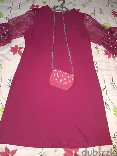 new dress pink ma3o bag size 42 salee