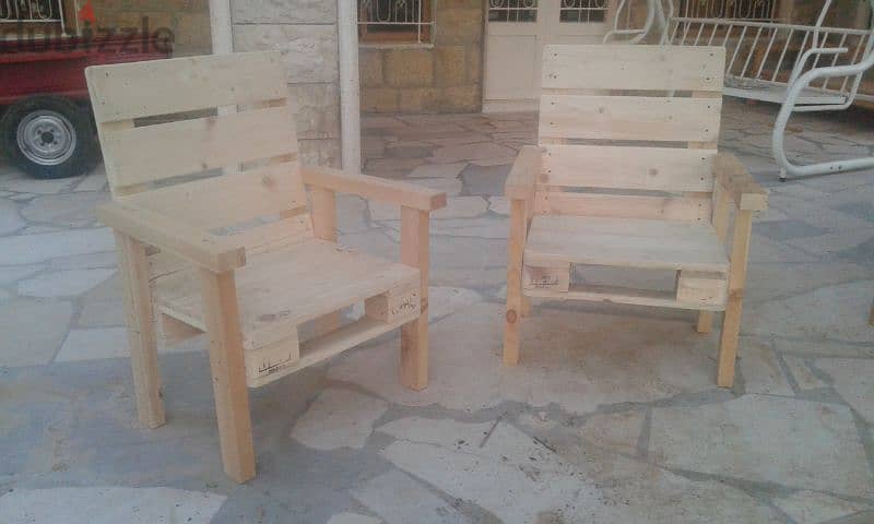 benches from pallet each item has a price 6