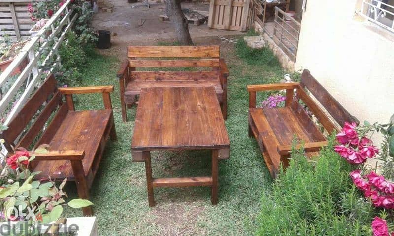 benches from pallet each item has a price 7