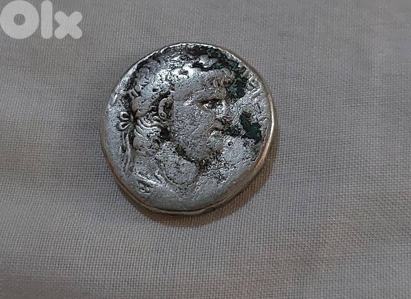 Ancient Roman  Emperor Coin Nero Silver Tetradrachm year 54- 68 AD 1