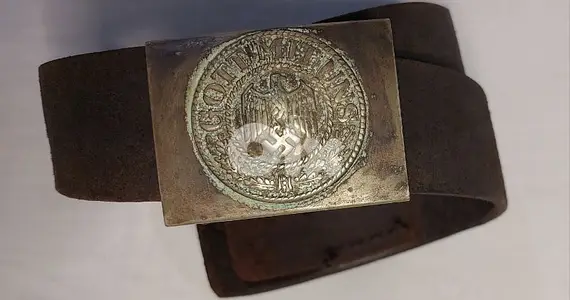 German Nazi Army forces " leatherbelt WW II