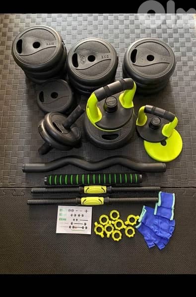 set adjustable  dumbells 40 kg 0