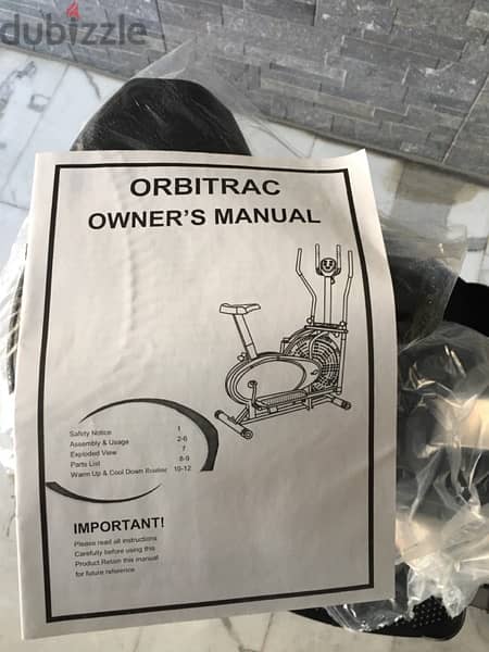 elliptical Byke orbitrac new heavy duty very good quality 6