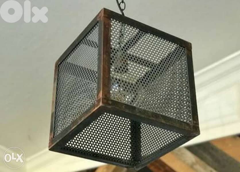 Industrial steel pendant light 0