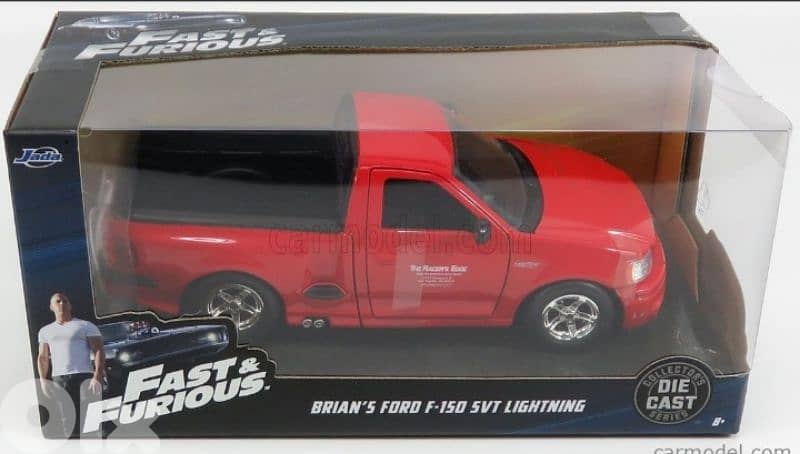 Ford F150 SVT Lighting (Fast & Furious) diecast car model 1:24. 6