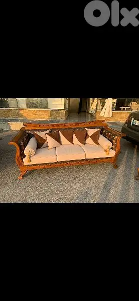 طقم كنبايات خشب زان حفر فرزاتشي