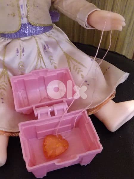 ANNA FROZEN 2 PROPOSAL Disney Animator big great doll +Necklace+Box=25 4