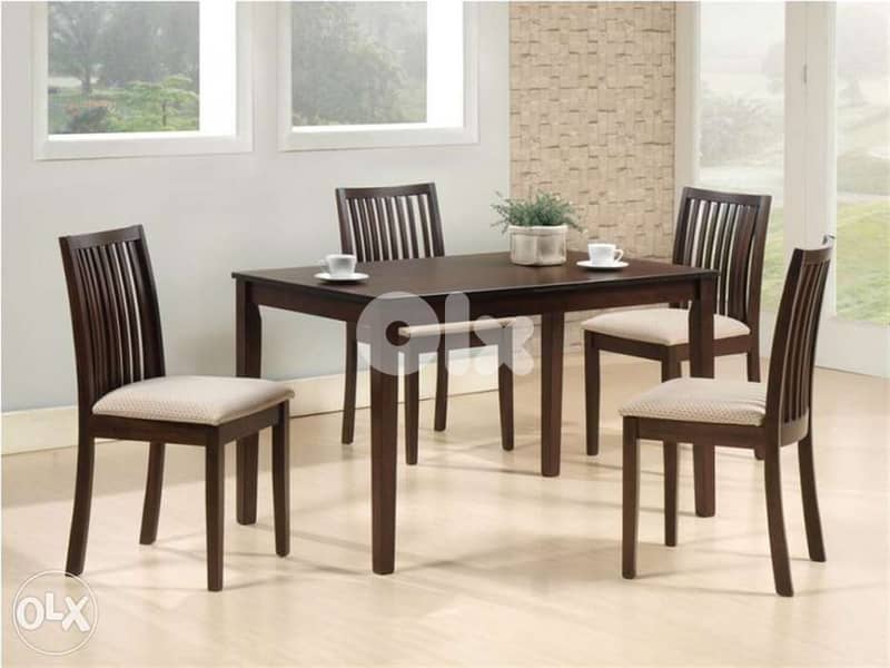 4 chairs table 0