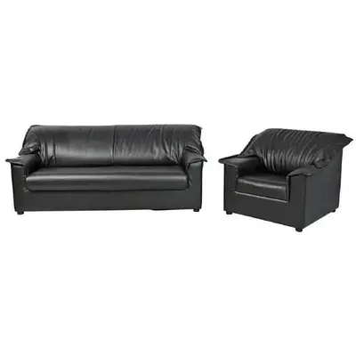king L-2 leather sofa