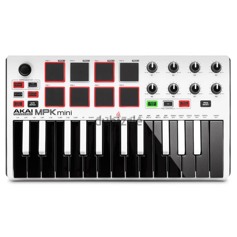 Akai MPK Mini MKII White keyboard 0