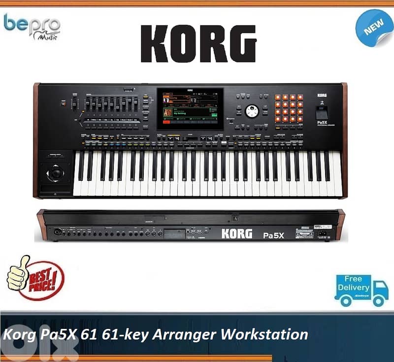 Korg Pa5X 61 61-key Arranger Workstation 0