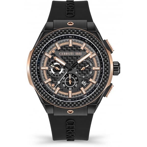 black cerruti ruscello carbon fiber limited edition worn 5 times only 0