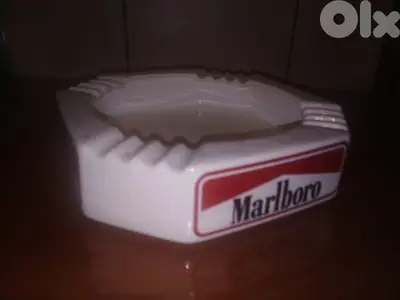 vintage marlboro ceramic ashtray 20*20 cm made in england