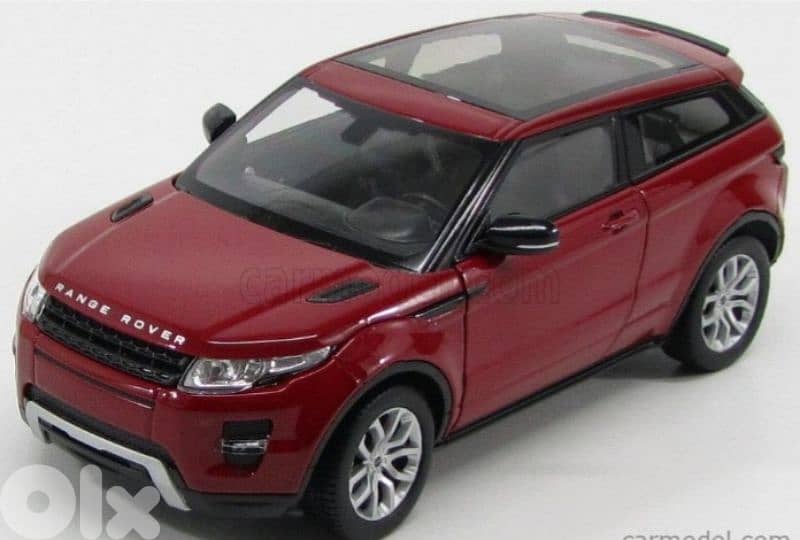 Range Rover Evoque diecast car model 1:24. 0