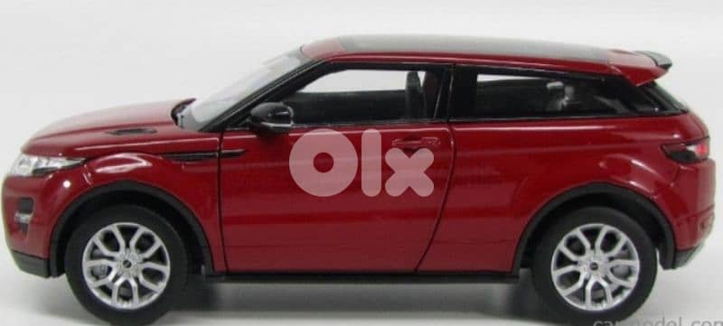 Range Rover Evoque diecast car model 1:24. 1