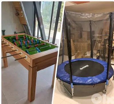 trampoline & babyfoot  (2 items)