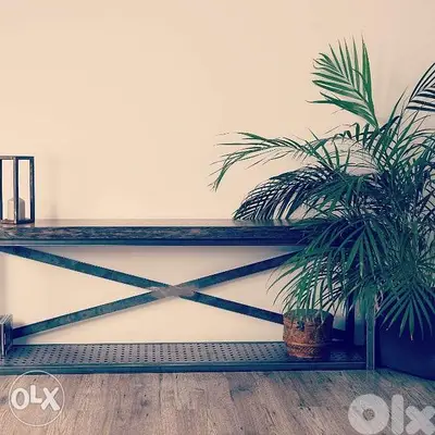 Industrial steel [ console table ]