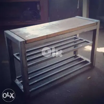 Industrial steel [ shoes rack ]