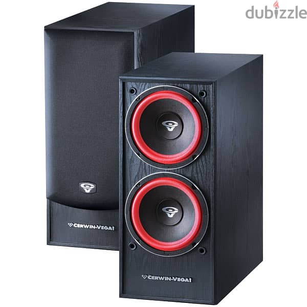 Cerwin vega VE-28S Dual 8 inch 250 Watt Powered Subwoofer 0