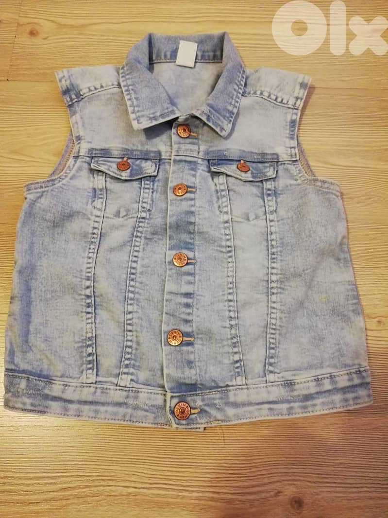 H& M Jeans waistcoat 0