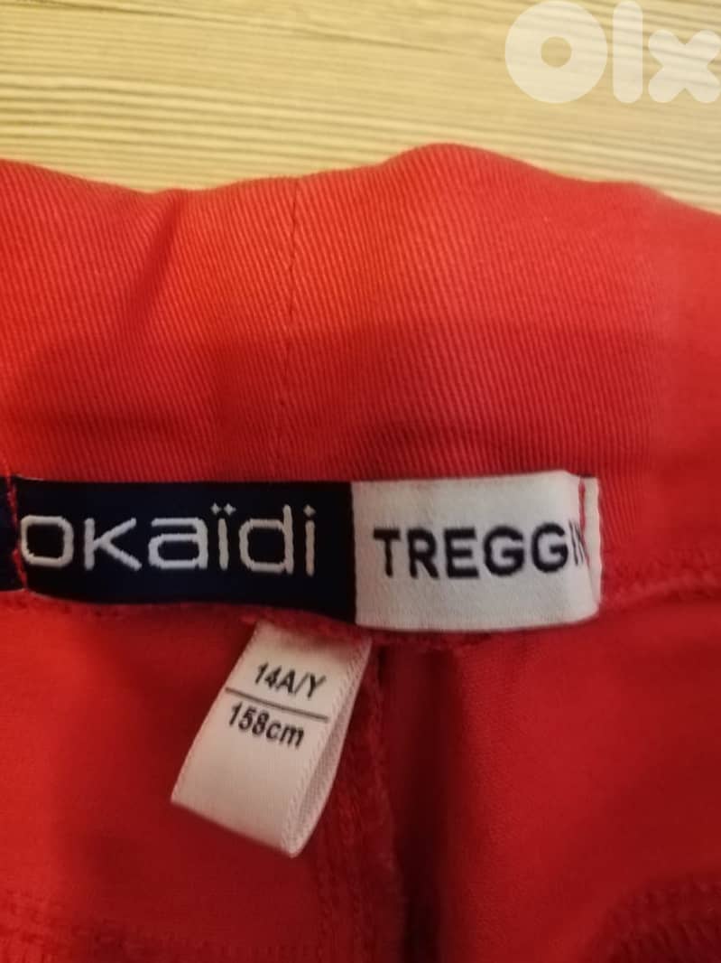 Okaidi pants Fuschia with a matching shirt 1