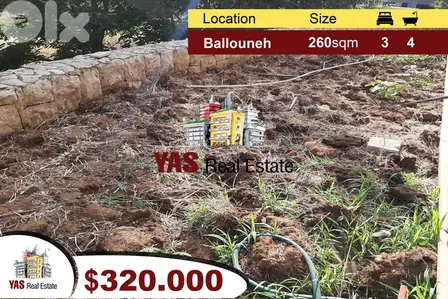 Ballouneh 260m2 | 200m2 Garden | High-end | Prime Location | Open View