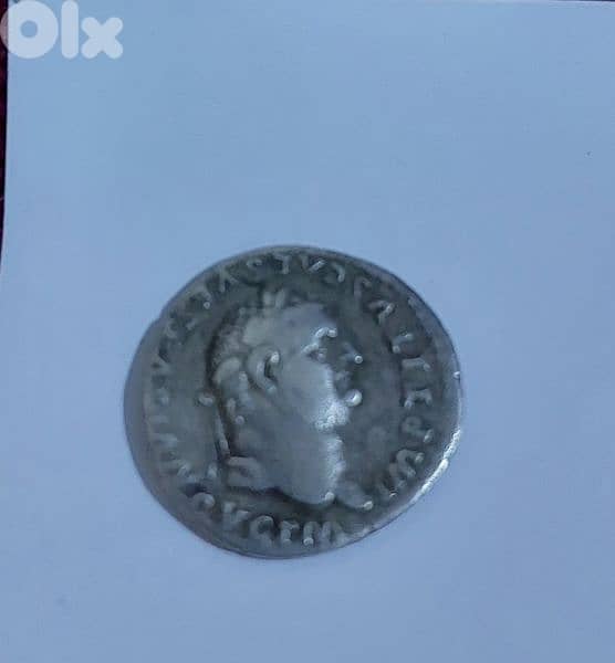 Veapesian Roman Emperor Titus Caser Silver Coin year 70 AD 0