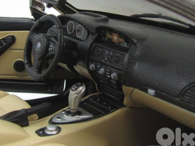 BMW M6 Cabriolet diecast car model 1;18 5