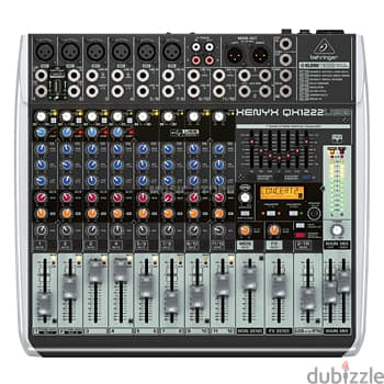 Behringer Xenyx QX1222USB Mixer with USB and Effects 0
