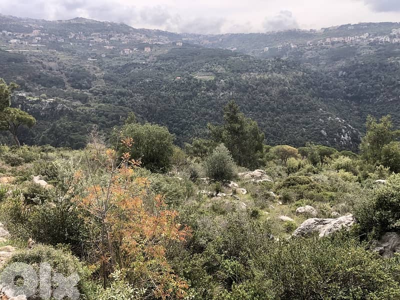 1455 SQM Land in New Monteverde, Metn with Panoramic View 0