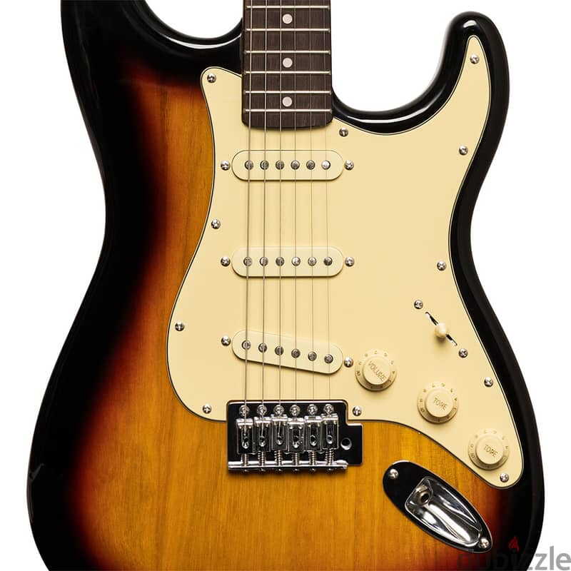 Stagg Strato Syle electric guitar full bundle 1