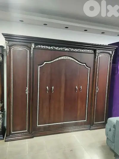 أوضة نوم مصرية ملكية  حفر خشب زان