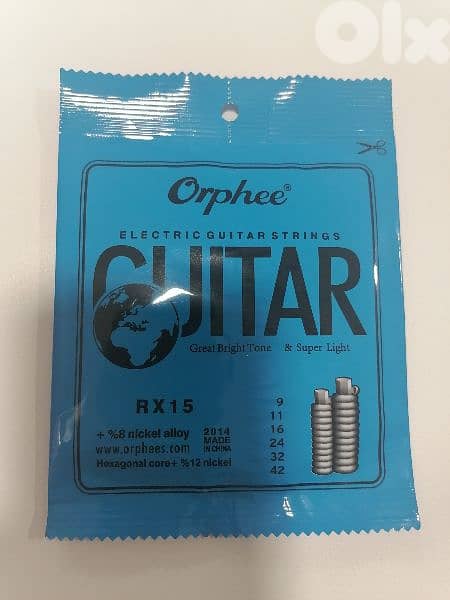 New Electric Guitar Strings - Orphee 2