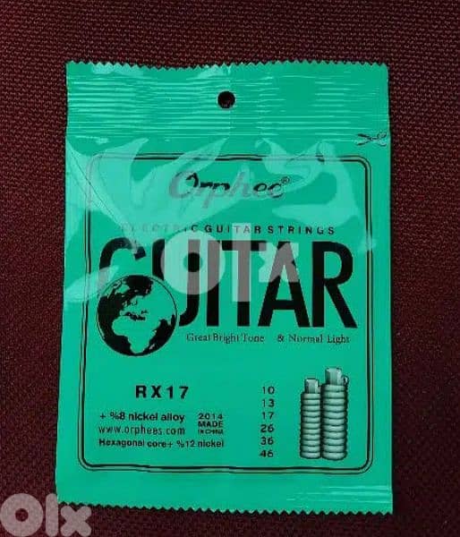 New Electric Guitar Strings - Orphee 4