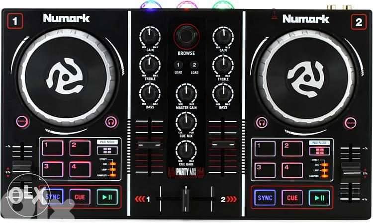 Numark Party Mix DJ Controller with Built-in Light Show 4