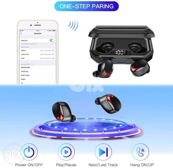 Gemtop Bluetooth Earphones- Noise Canceling/4$ Delivery 3