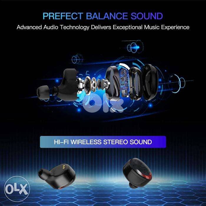 Gemtop Bluetooth Earphones- Noise Canceling/4$ Delivery 7