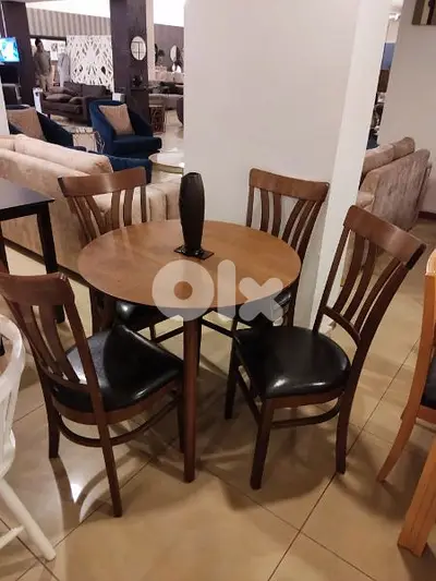 Table and 4 chairs.
