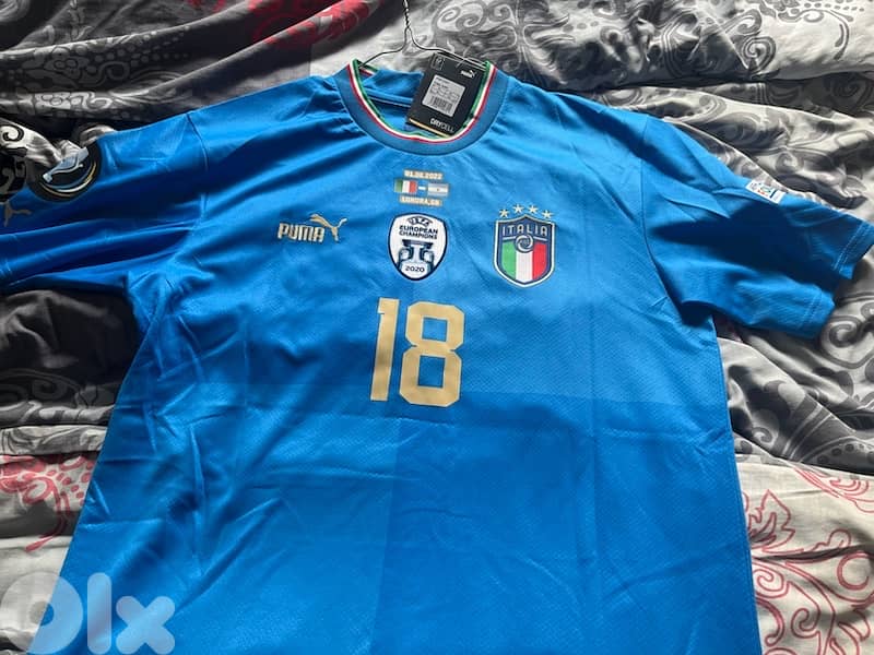 italy finallissima 2021 puma jersey the final super barella 18 8