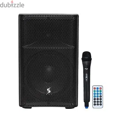 STAGG AS8B Battery Powered Speaker with Wireless Microphone