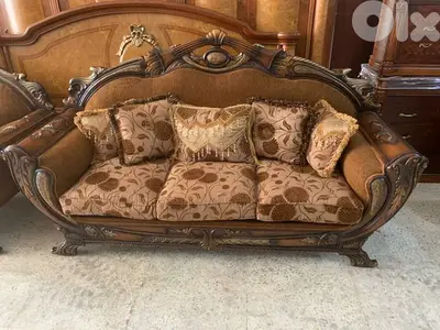 طقم كنبايات حفر خشب زان ست قطع وطاولة