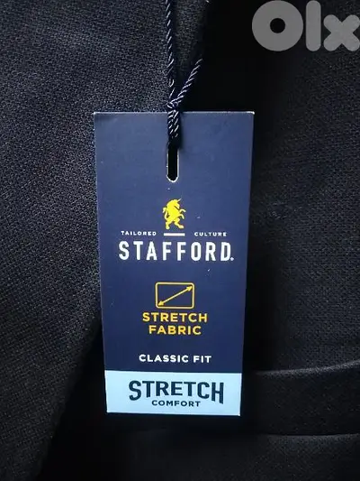 Stafford Blazer black size 48L XXL stretch comfort