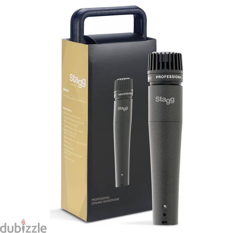 Stagg SDM70 Multipurpose Dynamic Cardiod Microphone 0